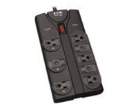 Eaton Tripp Lite Series Protect It! 8-Outlet Surge Protector, 8 ft. (2.43 m) Cord, 1440 Joules, Black Housing
