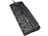 Tripp Lite Surge Protector 12 Outlet 120V RJ11 Coax 8' Cord 2880 Joule