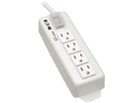 Tripp Lite Power Strip 120V 5-15R 4 Outlet Metal 6&#x27; Cord 5-15P