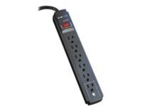 Tripp Lite Surge Protector Power Strip 120V 6 Outlet 6&#x27; Cord 790 Joule Black