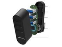 Premium 3Port Aluminum Mini Usb 3.0 Hub 90 /180 Degree Rotat