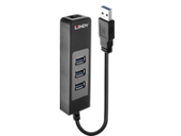 Lindy USB 3.1 Hub & Gigabit Ethernet Adapter