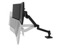 Ergotron LX Pro - Mounting kit (dual direct arm, 2 pivots, 2-piece desk clamp, attachment hardware, base, dual displays bow, extension, pole, pole collar)