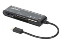 Manhattan - Card reader (SD, microSD, MMC, RS-MMC, CF, xD, microSDHC, microSDXC, SDHC, SDXC, MS PRO, MS, MS Duo)