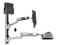 Ergotron LX Wall Mount System with Small CPU Holder