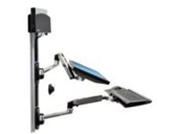 Ergotron LX Wall Mount System with Small CPU Holder