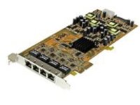 StarTech.com 4 Port Gigabit PoE (Power over Ethernet) Card