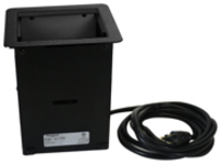 Wiremold InteGreat A/V Table Box, Cord Ended