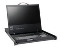 Tripp Lite 16-Port Rack Console VGA KVM Switch w/ 19&quot; LCD 1U TAA