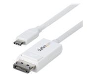 StarTech.com 6.6ft (2m) USB C to DisplayPort 1.2 Cable, Bidirectional