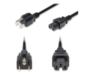 AddOn - Power cable - NEMA 5-15P to IEC 60320 C15