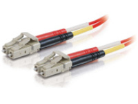 C2G 1m LC-LC 62.5/125 OM1 Duplex Multimode PVC Fiber Optic Cable