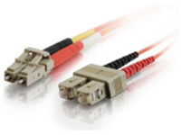 C2G 6m LC-SC 50/125 OM2 Duplex Multimode PVC Fiber Optic Cable
