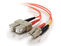 C2G 1m LC-SC 62.5/125 Duplex Multimode OM1 Fiber Cable