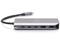 C2G USB-C 4.0 6-in-1 Mini Docking Station with HDMI, USB-A, Ethernet, and USB-C 85W- 8K 60HZ