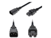 AddOn - Power cable - IEC 60320 C14 to IEC 60320 C15