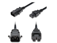 AddOn - Power cable - IEC 60320 C14 to IEC 60320 C15 P-Lock