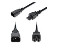 AddOn - Power cable - IEC 60320 C14 to IEC 60320 C5