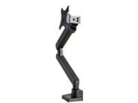 Startech Desk Mount Monitor Arm with 2x USB 3.0 ports, Slim Full Motion Adjustable Single Monitor VESA Mount up to 17.6lbs (8kg) Display, Ergonomic Articulating Arm, Desk Clamp/Grommet