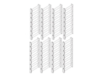 Great Lakes - Rack cable management finger kit