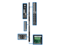 Tripp Lite 28.8kW 3-Phase Switched PDU, LX Platform Interface, 220/230/240V Outlets (24 C13/6 C19), LCD, Hardwire 380/400/415V Input, 0U, TAA