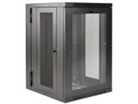 Tripp Lite 18U Wall Mount Rack Enclosure Server Cabinet Deep Acrylic Window