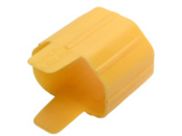 Tripp Lite Plug-Lock Inserts, Detachable C13 Power Cord/C14 Inlet, Yellow, 100 Pack