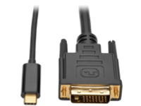 Tripp Lite USB C to DVI Adapter Cable Converter 1080p M/M USB Type C to DVI, USB-C, USB Type-C 6ft 6&#x27;