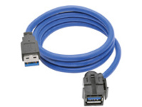 Tripp Lite 3ft USB 3.0 Superspeed Keystone Jack Type-A Extension Cable M/F 3'