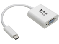 Tripp Lite USB C to VGA Video Adapter Converter1080p, M/F, USB Type C to VGA, USB-C to VGA, USB Type-C to VGA 6in