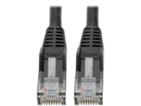 Tripp Lite Premium Cat6 Gigabit Snagless Molded UTP Patch Cable, 24 AWG, 550 MHz/1 Gbps (RJ45 M/M), Black, 6 in.