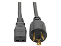 Tripp Lite 10ft Power Cord Extension Cable L6-20P to C19 for PDU/UPS Heavy Duty 20A 12AWG 10&#x27;