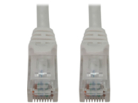 Eaton Tripp Lite Series Cat6a 10G Snagless Molded UTP Ethernet Cable (RJ45 M/M), PoE, White, 50 ft. (15.2 m)