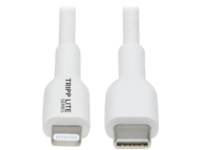 Eaton Tripp Lite Series USB-C to Lightning Sync/Charge Cable (M/M), MFi Certified, White, 2 m (6.6 ft.)