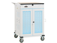 Eaton Tripp Lite Series 36-Device UV Mobile Charging Cart for Laptops and Chromebooks 120V