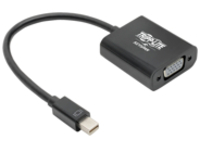 Tripp Lite Keyspan Mini DisplayPort to VGA Adapter Active 1080p Black mDP to VGA