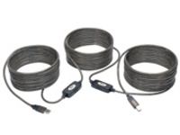 Tripp Lite 50ft USB 2.0 Hi-Speed Active Repeater Cable USB-A to USB-B M/M 50'