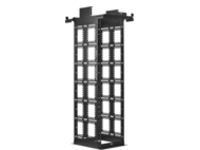Eaton Tripp Lite Series SmartRack 45U Heavy-Duty 2-Post Open Frame Rack, 24-Inch Deep