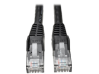 Tripp Lite 7ft Cat6 Gigabit Snagless Molded Patch Cable RJ45 M/M Black 7&#x27; 50 Bulk Pack