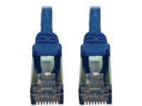 Eaton Tripp Lite Series Cat6a 10G Snagless Shielded Slim STP Ethernet Cable (RJ45 M/M), PoE, Blue, 5 ft. (1.5 m)