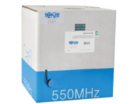 Tripp Lite 1000ft Cat6 Gigabit Bulk Cable Solid Core CMR PVC Black 1000'