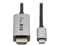 Eaton Tripp Lite Series USB-C to HDMI Active Adapter Cable M/M 8K60 Hz 4K 144Hz HDR 4:4:4 HDCP 2.3 Black 3ft