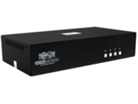 Tripp Lite Secure KVM Switch, 4-Port, Dual Head, DisplayPort to DisplayPort, 4K, NIAP PP4.0, Audio, TAA