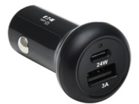 Eaton Tripp Lite Series USB Car Charger Dual-Port with 24W Charging