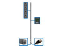 Eaton Tripp Lite Series PDU Metered 1.44kW Single-Phase 120V Outlets (36 5-15R), NEMA 5-15P input, 0U Vertical, 72-in