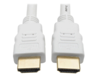 Tripp Lite High-Speed HDMI 4K Cable with Digital Video and Audio, Ultra HD 4K x 2K @ 30 Hz (M/M), White, 10 ft.