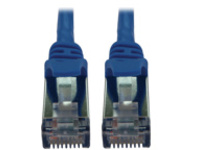 Eaton Tripp Lite Series Cat6a 10G Snagless Shielded Slim STP Ethernet Cable (RJ45 M/M), PoE, Blue, 10 ft. (3.1 m)