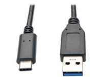 Tripp Lite 3ft USB 3.1 Gen 2 USB-C to USB-A Cable 10 Gbps USB Type-C M/M 3'