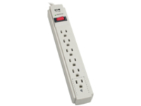 Tripp Lite Protect It! 6-Outlet Surge Protector, 15 ft. Cord, 790 Joules, Diagnostic LED, Light Gray Housing
