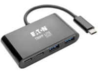 Tripp Lite USB 3.1 Gen 1 USB C Portable Hub with 2 USB Type C Ports and 2 USB-A Ports, Thunderbolt 3 Compatible, USB-C, USB Type-C